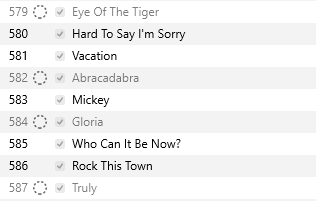iTunes playlist